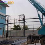 Update 23/9/62 งานติดตั้งโรงงานขนาด 24x47.5x7.5m ราคา3ล้าน (ไม่รวมงานพื้นและไฟฟ้า) บ้านบึง ชลบุรี